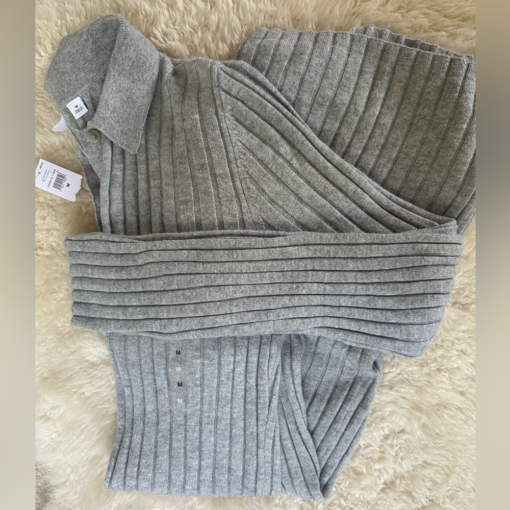 NWT Gap CashSoft Polo Sweater Mini Dress